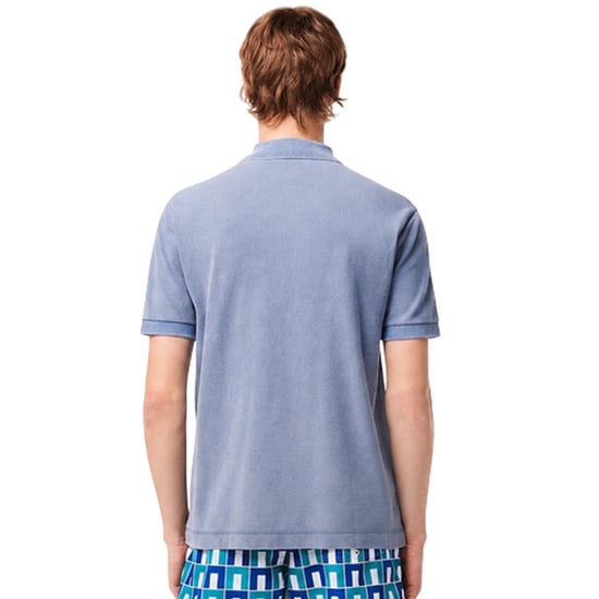 Lacoste Unisex-poloshirt voor volwassenen in dezelfde kleur (Blauw) - Image 2