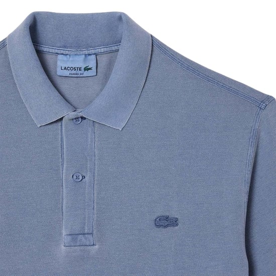 Lacoste Unisex-poloshirt voor volwassenen in dezelfde kleur (Blauw) - Image 3