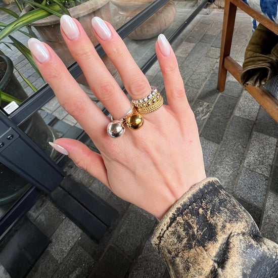 18ct Gold Plated Beaded Dot Ring - Image 2