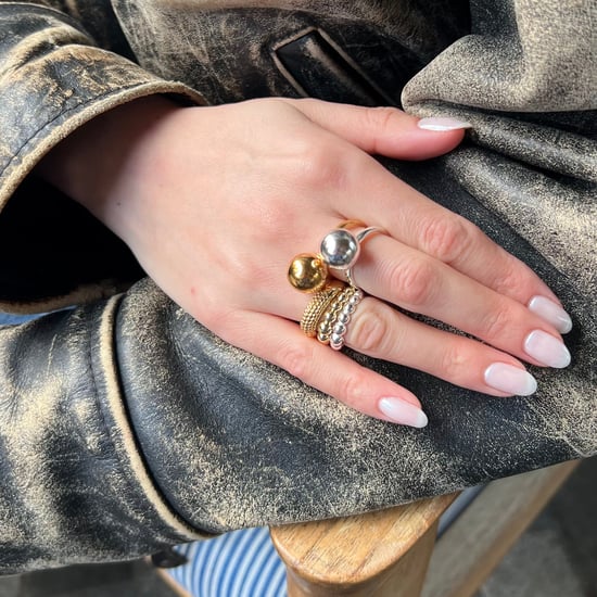 18ct Gold Plated Beaded Dot Ring - Image 4