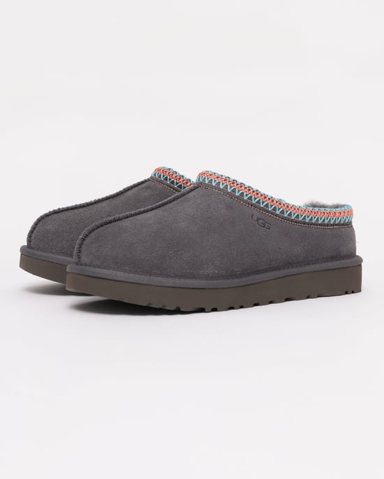 Logo Detail Slippers in Grey - Image 1