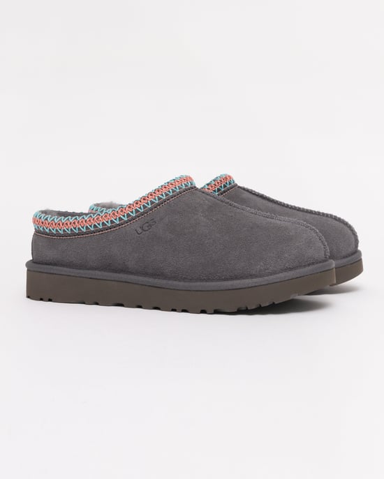 Logo Detail Slippers in Grey - Image 2