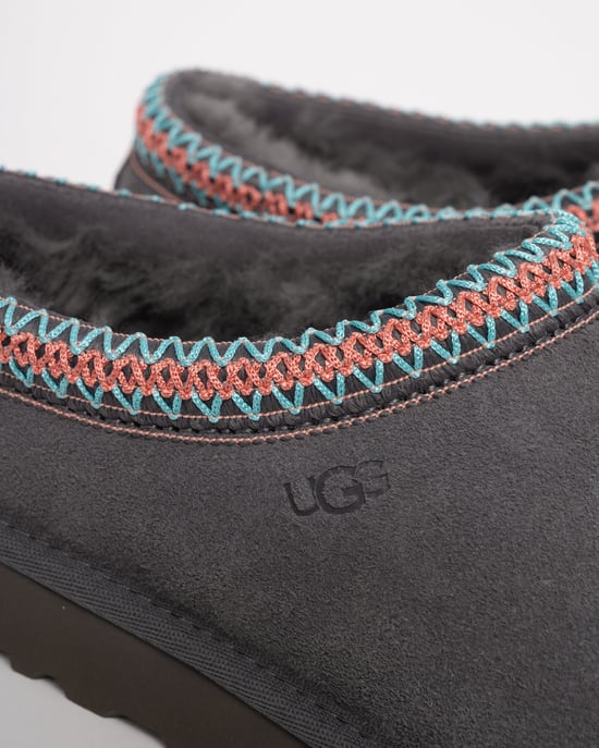Logo Detail Slippers in Grey - Image 3