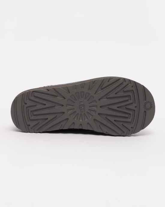 Logo Detail Slippers in Grey - Image 5