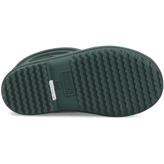Hunter Kids 1st Pull on Rubber Kid's Hunter Green Wellington Boots - Image 3