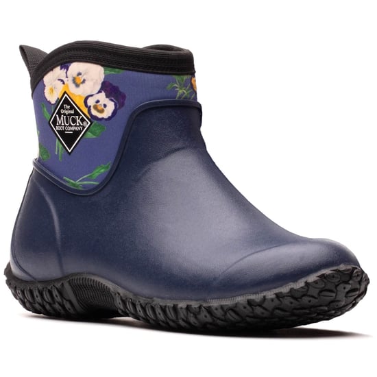 Muck Boots Muckster II Ankle Rubber Women's Navy Wellington Boots - Image 1