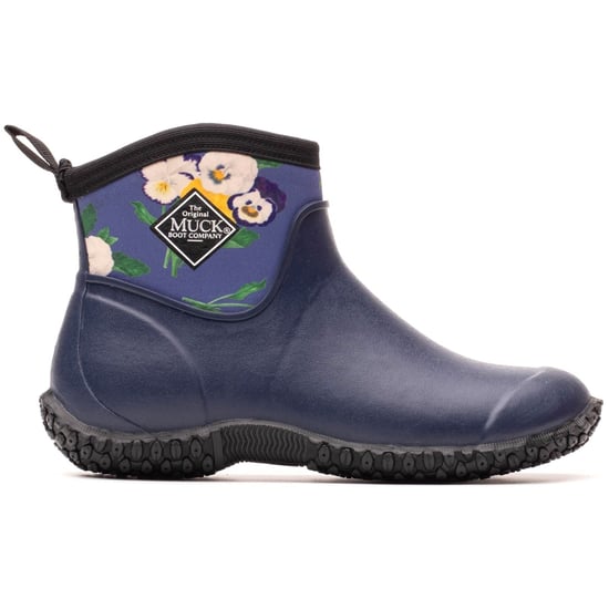 Muck Boots Muckster II Ankle Rubber Women's Navy Wellington Boots - Image 6