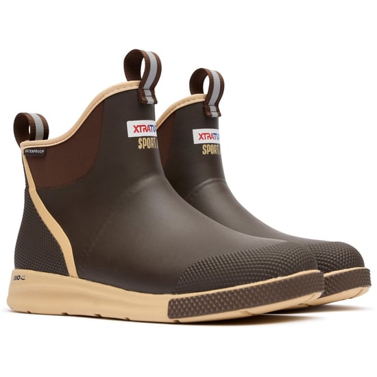 Xtratuf Enkel Deck Boot Sport EVA Heren Chocolade/Tan Wellingtonlaarzen - Image 3