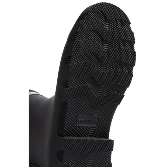 Hunter Unisex Downpour Short Rubber Men's BLACK Wellington Boots - Image 3