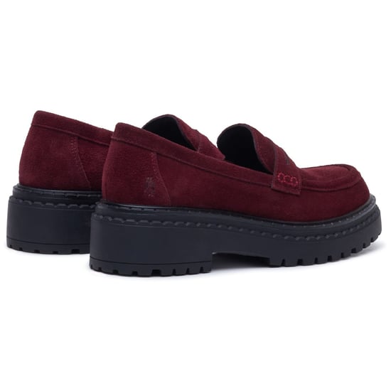 Hush Puppies Odessa Leather Women's Bordo Loafers - Image 2