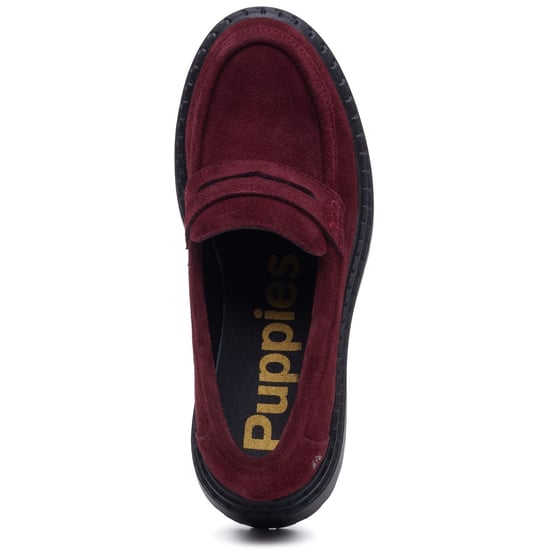 Hush Puppies Odessa Leather Women's Bordo Loafers - Image 5