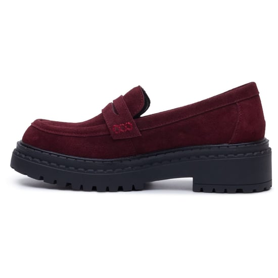 Hush Puppies Odessa Leather Women's Bordo Loafers - Image 6