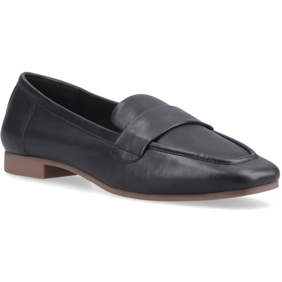 Hush Puppies Sutton Leren Zwarte Damesloffen - Image 1
