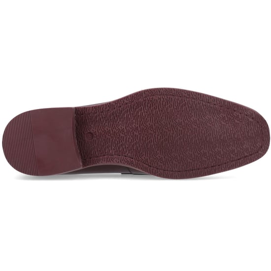Hush Puppies Moses Leren Heren Bordeaux Instappers - Image 3