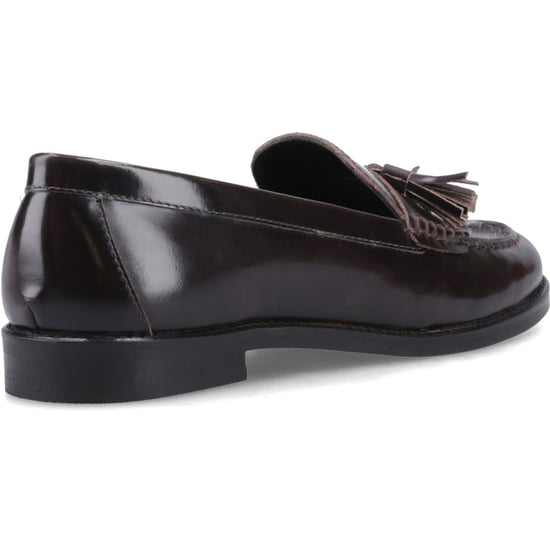 Hush Puppies Connie Leather Women's Aubergine Loafers - Image 2