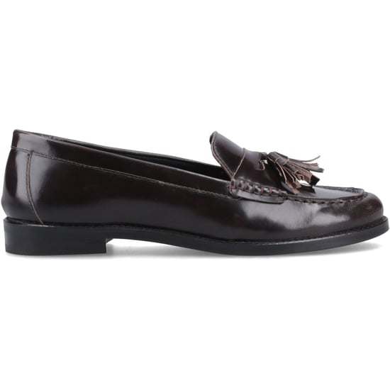 Hush Puppies Connie Leather Women's Aubergine Loafers - Image 5