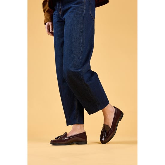 Hush Puppies Connie Leather Women's Aubergine Loafers - Image 6