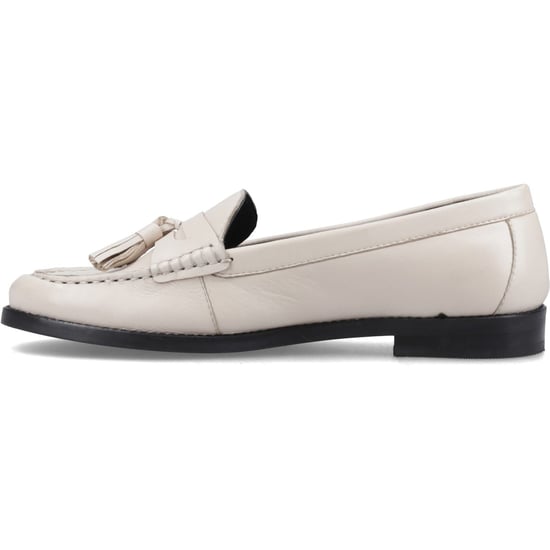Hush Puppies Connie Leather Women's Cream Loafers - Image 4