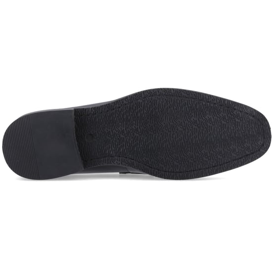 Hush Puppies Moses Leren Heren Zwarte Instappers - Image 3