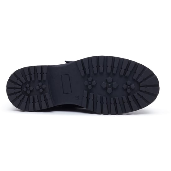 Hush Puppies Orla Monk Leren Dames Zwarte Instappers - Image 4