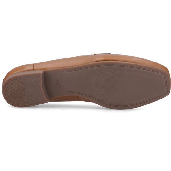 Hush Puppies Sutton Lederen Dames Tan Instappers - Image 3