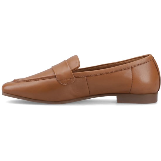 Hush Puppies Sutton Lederen Dames Tan Instappers - Image 4