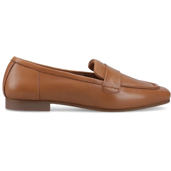 Hush Puppies Sutton Lederen Dames Tan Instappers - Image 5