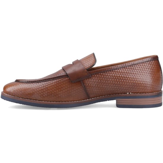 Hush Puppies Mitchell Leren Heren Tan Instappers - Image 4