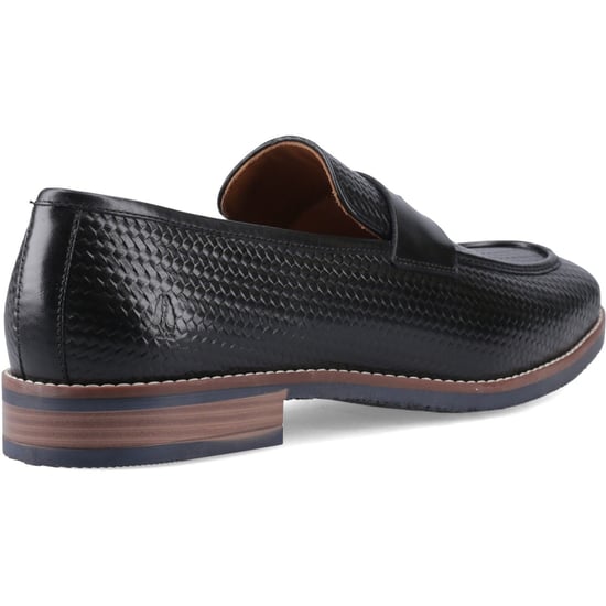 Hush Puppies Mitchell Leren Zwarte Herenslippers - Image 2