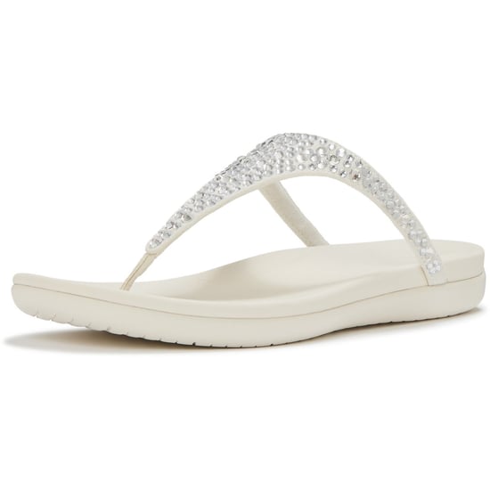 Fitflop Solay Mixed-Crystal Textile Women's Cream Sandals - Image 1