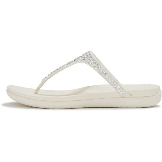Fitflop Solay Mixed-Crystal Textile Women's Cream Sandals - Image 4
