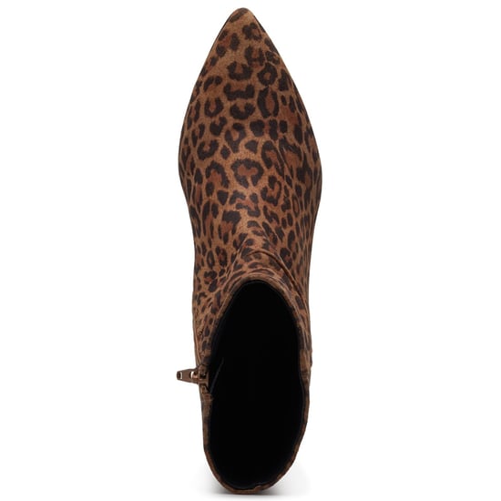 Hush Puppies Nahla Heel Leather Women's Leopard Heeled Ankle Boots - Image 4