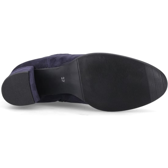 Hush Puppies Claridy Suède Leren Dames Navy Hak Enkellaarzen - Image 3