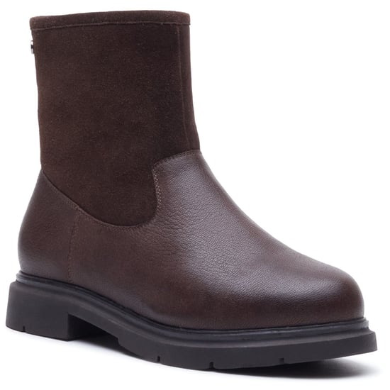 Hush Puppies Charlotte Leren Vrouwen BROWN Boots - Image 1