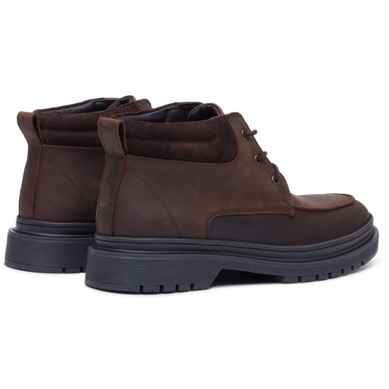 Hush Puppies Jerome Chukka Leather Men's BROWN Ankle Boots - Image 2