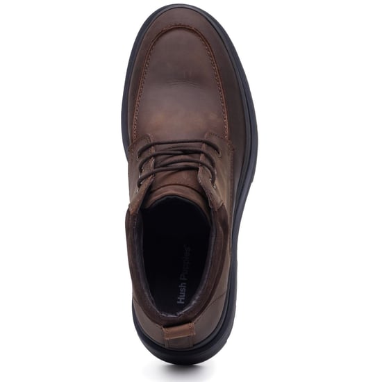 Hush Puppies Jerome Chukka Leather Men's BROWN Ankle Boots - Image 5