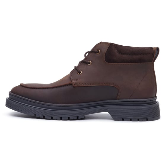 Hush Puppies Jerome Chukka Leather Men's BROWN Ankle Boots - Image 6