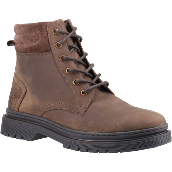 Hush Puppies Jarrod Läder Herr Brun Ankelskor - Image 1