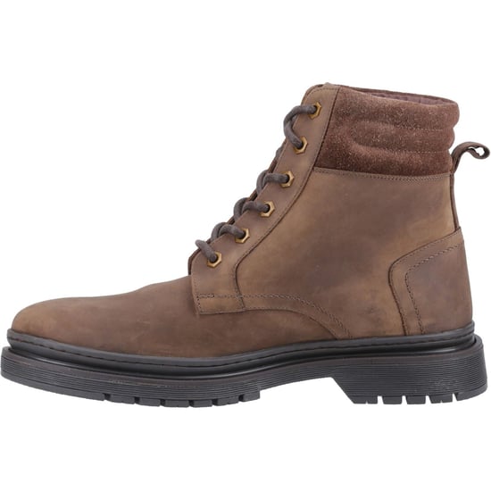 Hush Puppies Jarrod Läder Herr Brun Ankelskor - Image 4