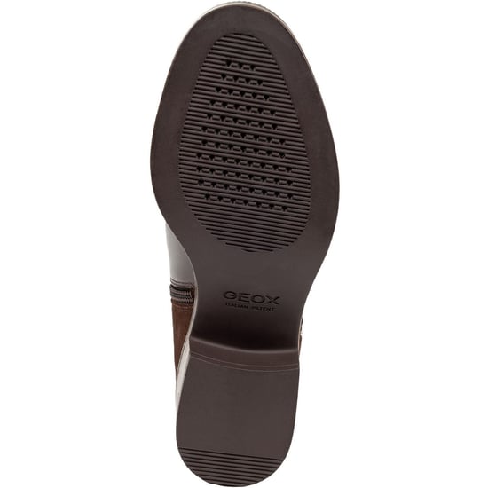 Geox D Camexia Leather Women's Dark Brown Boots - Image 3
