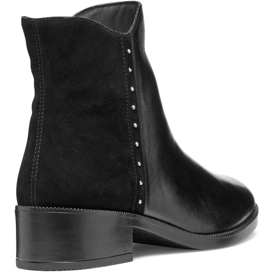 Geox D Camexia Leather Women's Black Boots - Image 2