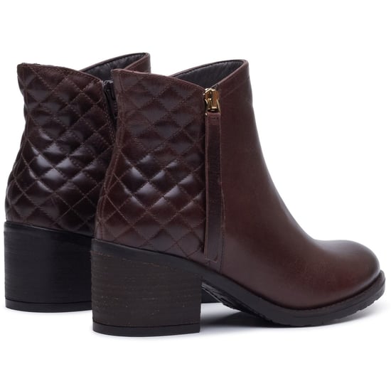 Hush Puppies Halia Läder Kvinnors BRUNA Stövlar - Image 2