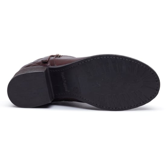 Hush Puppies Halia Läder Kvinnors BRUNA Stövlar - Image 4