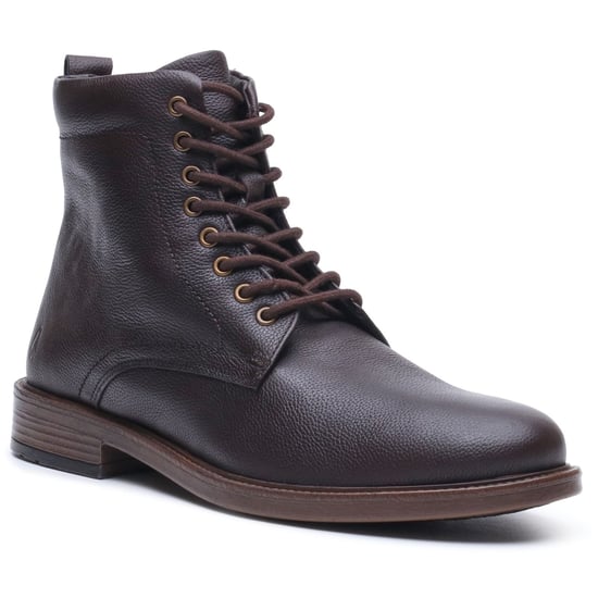 Hush Puppies Irwin Leather Men's BROWN Ankle Boots - Image 1
