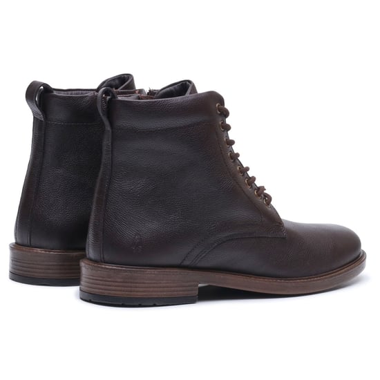 Hush Puppies Irwin Leather Men's BROWN Ankle Boots - Image 2