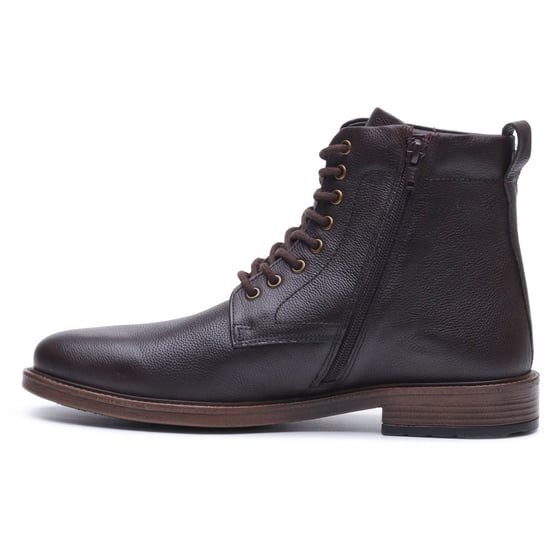 Hush Puppies Irwin Leather Men's BROWN Ankle Boots - Image 6