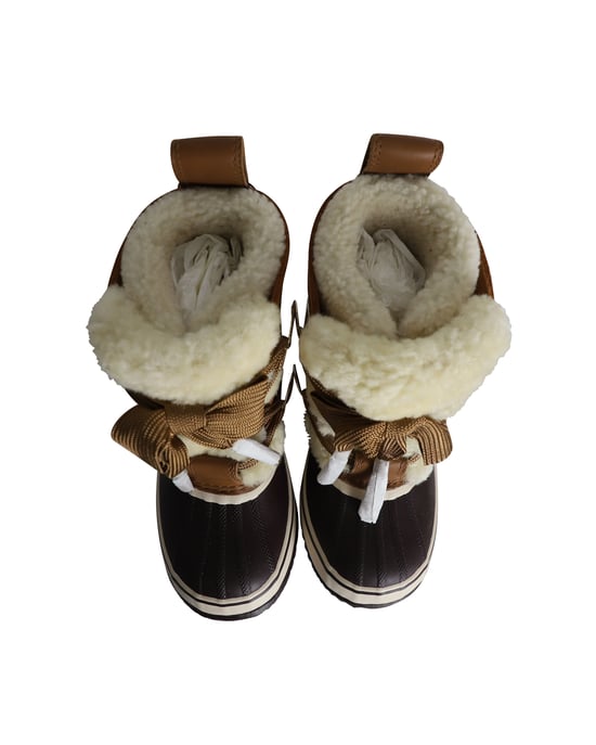 Chloe X Sorel Hiking Boots in Brown Shearling and Calfskin Suede - Image 3