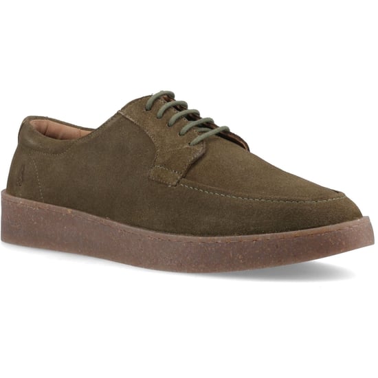 Hush Puppies Rafael Suède Heren Khaki Veterschoenen - Image 1