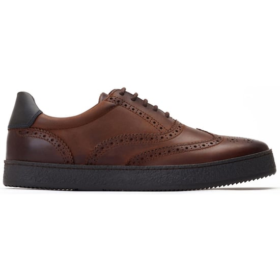 Base London Christo Leather Men's Brown Lace-Up Shoes - Image 5