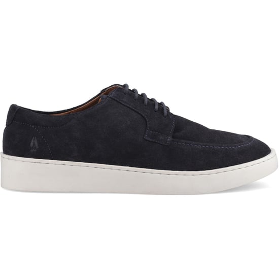 Hush Puppies Riven Lace Up Leather Men's NAVY Lace-Up Shoes - Image 3